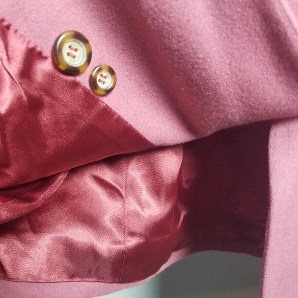 LL Bean Women's Wool/Cashmere Pink Office Career Blazer Sz 8P - Picture 7 of 7